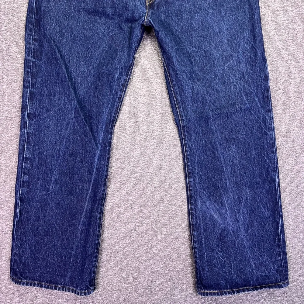 Levis 517 Jeans Mens 41x30 Dark Indigo Bootcut Denim Western Workwear Cowboy